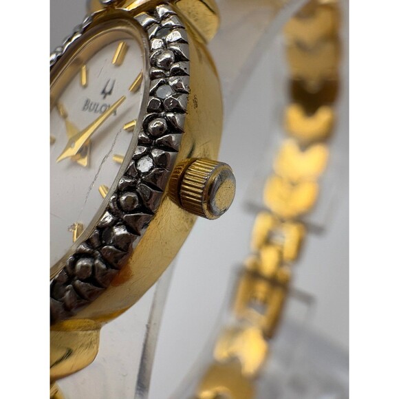 Bulova ladies two tone diamond watch NEW BATTERY s-l400.jpg main image 3